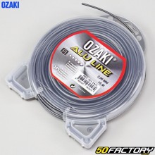 Ozaki Alu Line gray Ø2 mm round brush cutter line (15 m spool)