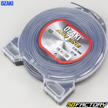 Ozaki Alu Line gray Ø2.5 mm round brush cutter line (81 m spool)