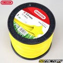 Hilo para desbrozadora Ã˜XNUMX mm star nylon Oregon amarillo (carrete de XNUMX m)