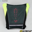 Gilet LED giallo lampeggiante per bici, scooter fantasticoRide