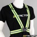 Yellow reflective safety harness