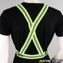 Yellow reflective safety harness