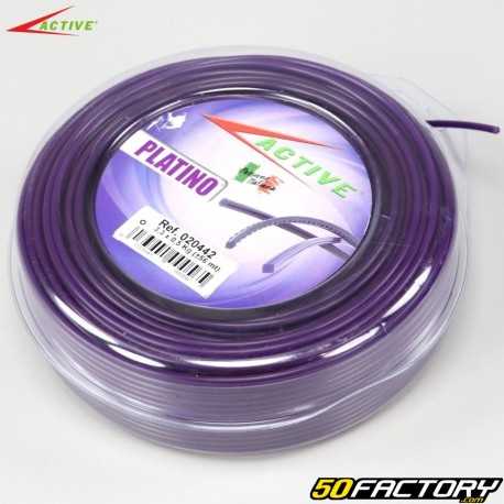 Brushcutter line Ã˜3.3 mm round nylon Active purple (56 m spool)