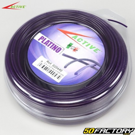 Linha roçadeira Ã˜2.4 mm redonda de nylon Active (carretel de 100 m)