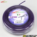 Brushcutter line Ã˜3.3 mm square nylon Active purple (45 m spool)