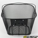 Bicycle front basket with universal black fixing V1