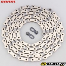 Catena per bicicletta 10 velocità 114 maglie Sram PC 1071 grigio e argento