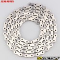 11 speed 114 link bicycle chain Sram Force 22 PCs 1170 silver and gray