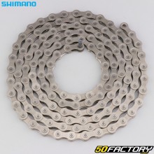 E-Bike bicycle chain XNUMX speeds XNUMX links Shimano CN-EXNUMX-XNUMX gray