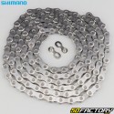 Cadena de bicicleta 12 velocidades 138 eslabones Shimano Deore CN-M6100 gris