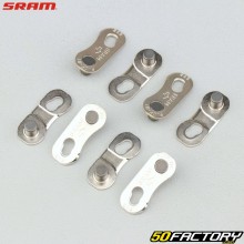 Cierres rápidos para cadena de bicicleta Sram A de 12 velocidadesXS Flattop 1 plateado (juego de 4)