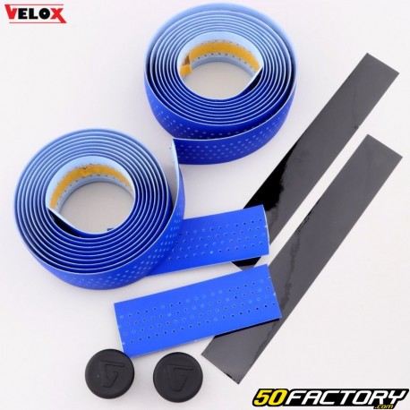 Velox Soft perforated bicycle handlebar tapes Grip blue