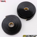 Black and gray Vélox Bi-Color perforated bicycle handlebar tapes