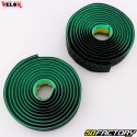 Velox Bi-Color perforated bicycle handlebar tapes black and green