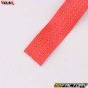 Nastri manubrio bicicletta traforati Velox Fluo Grip rosso neon