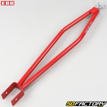 Barre de renfort de cadre double racing Peugeot 103 SP, MVL... EBR rouge