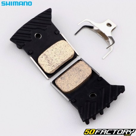 Pastillas de freno de bicicleta de metal sinterizado con aletas Shimano LXNUMXC