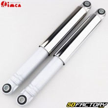 290mm smooth rear shock absorbers Peugeot 103, MBK 51 and Motobécane Imca chrome and gray