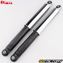 310mm smooth rear shock absorbers Peugeot 103, MBK 51 and Motobécane chrome and black Imca