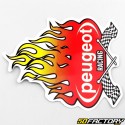 Sticker flamme Peugeot Racing