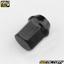 Conical wheel nut Ø12x1.25mm Fifty black for quad