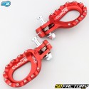 Aluminum front footrest Gas Gas txt, Sherco ST, Beta Evo...S3 Curve Hard Rock trial red