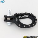 Aluminum front footrest Gas Gas txt, Sherco ST, Beta Evo...S3 Curve Hard Rock trial Black