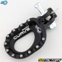 Aluminum front footrest Gas Gas txt, Sherco ST, Beta Evo...S3 Curve Hard Rock trial Black