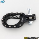 Aluminum front footrest Gas Gas txt, Sherco ST, Beta Evo...S3 Curve Hard Rock trial Black