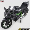 Moto en miniatura XNUMX/XNUMX Kawasaki HXNUMX R Ninja Maisto