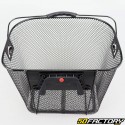 Bicycle front basket with universal black fixing V2