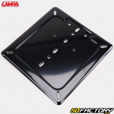 Suporte de placa universal XNUMX mm x XNUMX mm Lampa  preto