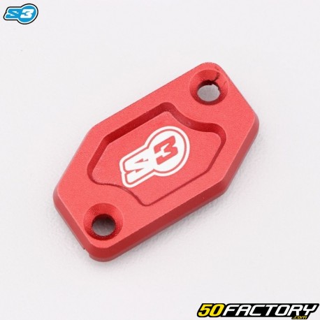 Braktec S3 front brake master cylinder cover red