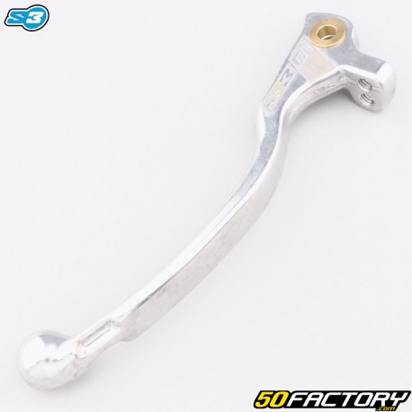 Clutch lever S3 gray (Braktec master cylinder/AJP) (without adjustment screw)