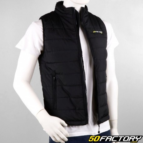 Men&#39;s sleeveless down jacket Factory black