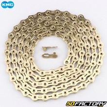 11-speed 118-link bicycle chain KMC X11SL gold