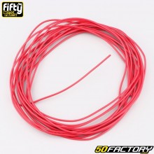 Universal 0.5 mm electric wire Fifty red (5 meters)