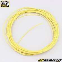 Universal 0.5 mm electric wire Fifty yellow (5 meters)