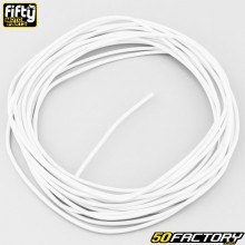 Universal 1 mm electric wire Fifty white (5 meters)