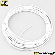 Universal 1.5 mm electric wire Fifty white (5 meters)