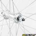 Rueda delantera de bicicleta de 28 &quot;(20-622), aluminio gris