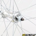 Rueda delantera de bicicleta de 28 &quot;(20-622), aluminio gris