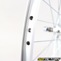 Rueda trasera de bicicleta de 28 &quot;(19-622) para rueda libre de aluminio gris 6/7V