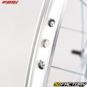 Ruota anteriore per bicicletta da 26&quot; (19-559) con dinamo 6V integrata Rodi Skorpion grigio alluminio