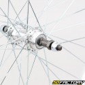 Ruota posteriore per bicicletta 26&quot; (20-559) per ruota libera in alluminio grigio 6/7V