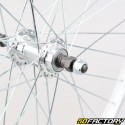 Roda traseira de bicicleta de XNUMX&quot; (XNUMX-XNUMX) para roda livre de alumínio cinza XNUMX/XNUMXV