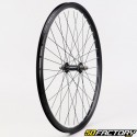 Ruota anteriore bicicletta da 26&quot; (19-559) in alluminio nero (bloccaggio con dadi)