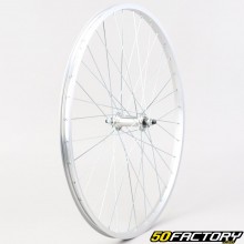 Vorderrad Fahrrad 26" (20-559) aus grauem Aluminium