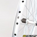 26-Zoll-Fahrrad-Hinterrad (19-559) für 7V-Kassette aus grauem Aluminium