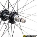 Ruota posteriore per bicicletta da 28&quot; (19-622) per ruota libera in alluminio nero 6/7V